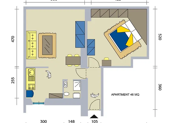 Relaxed Attic In The Old Town 公寓 普拉